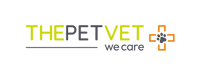 The Pet Vet logo written in lime green and grey font