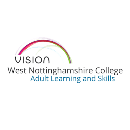 Vision West Notts College Adult learning logo